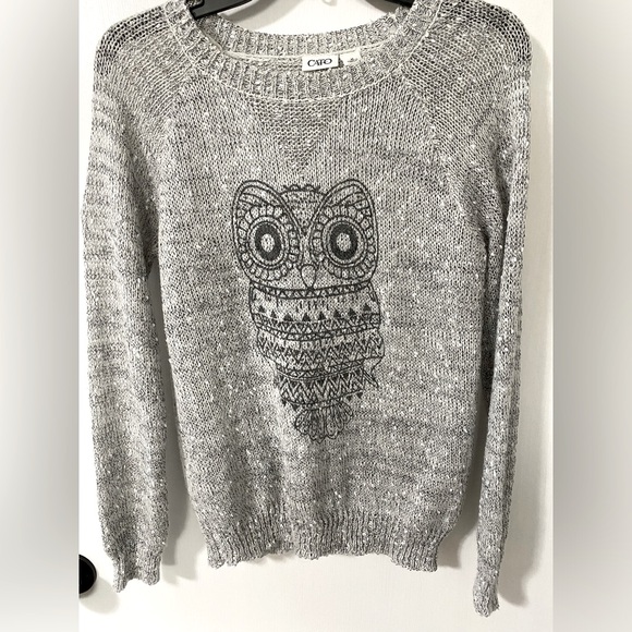 Cato Sweaters - Cato Women’s Owl Sweater